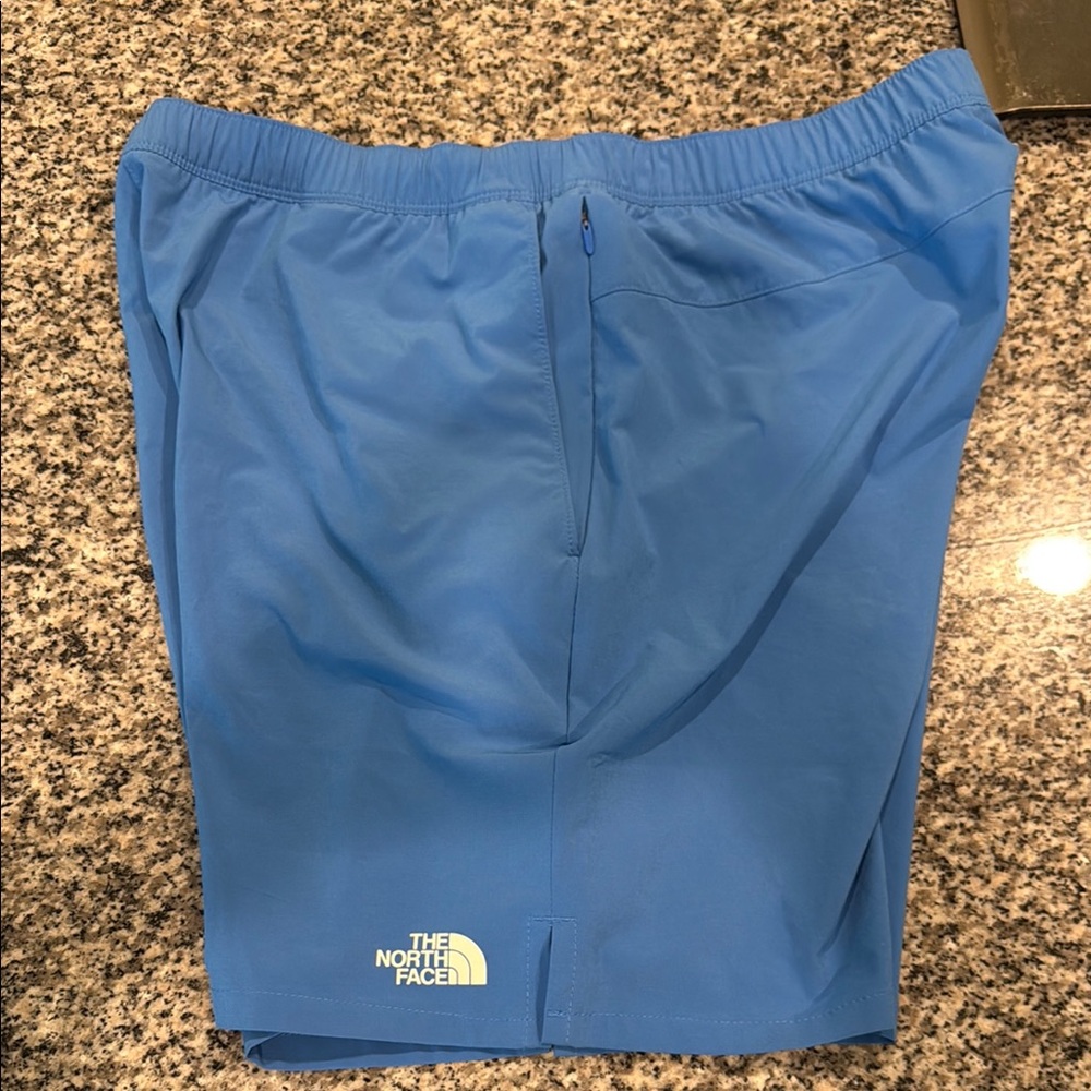 The North Face Blue Athletic Shorts Lightweight Performance